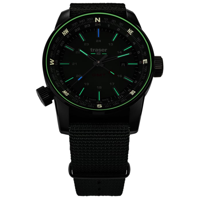 Traser P68 Pathfinder GMT TS Watch - Green