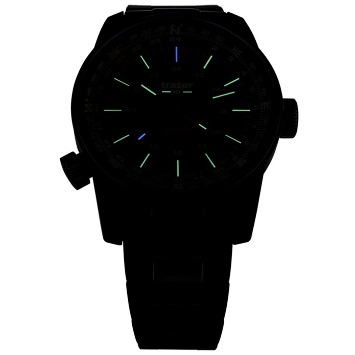 Traser P68 Pathfinder GMT PSS Watch - Green