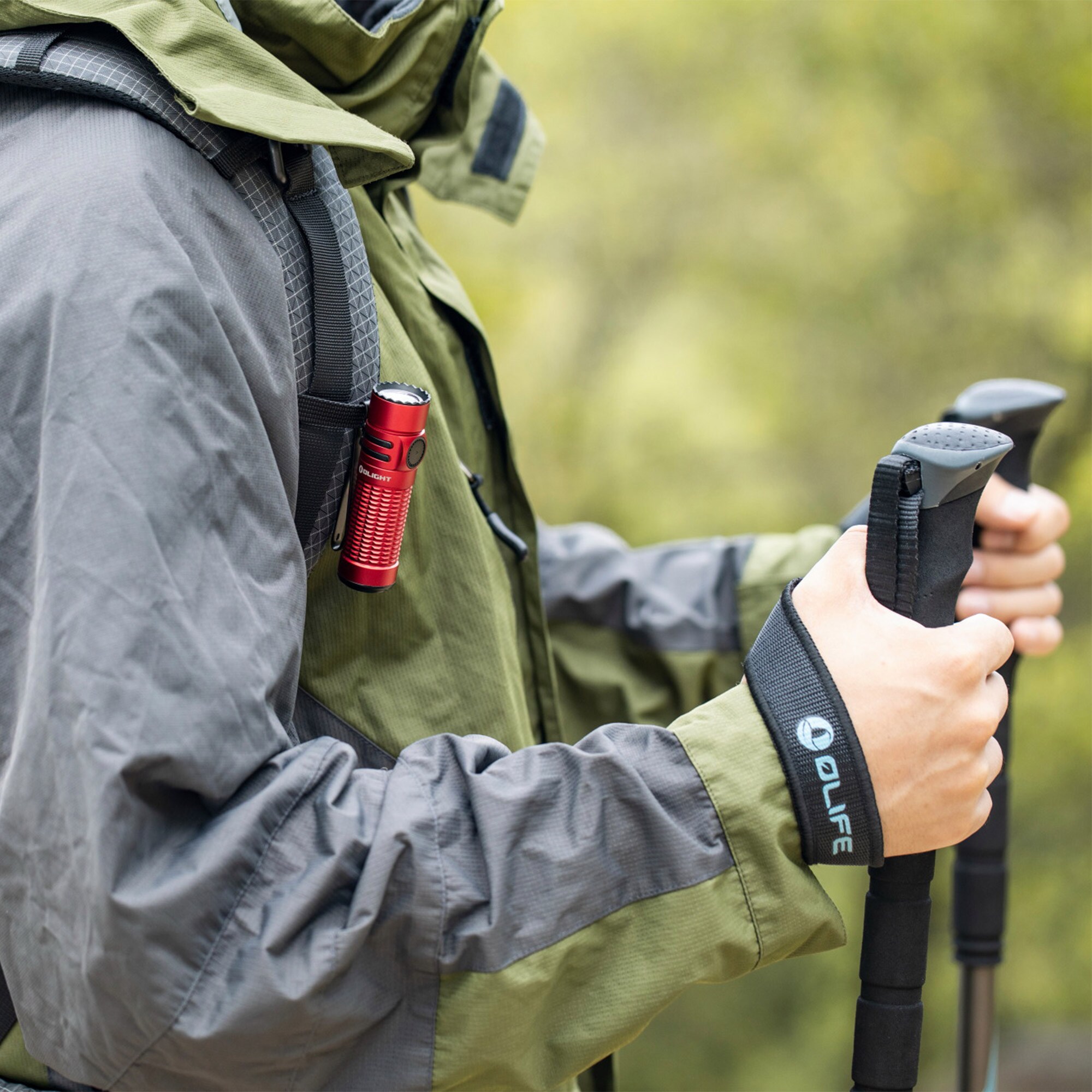 Olight Warrior Nano Red Flashlight - 1200 lumens
