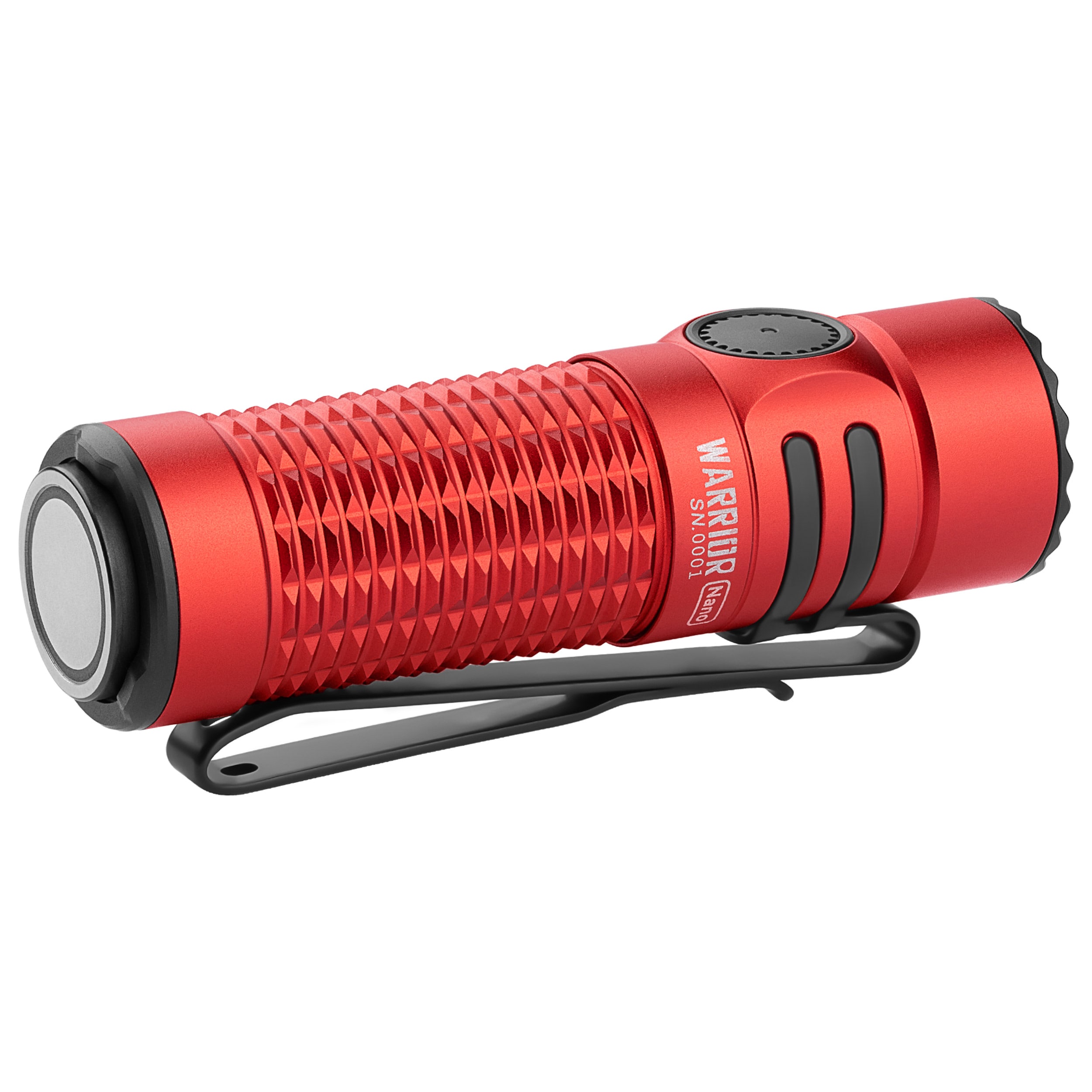 Olight Warrior Nano Red Flashlight - 1200 lumens