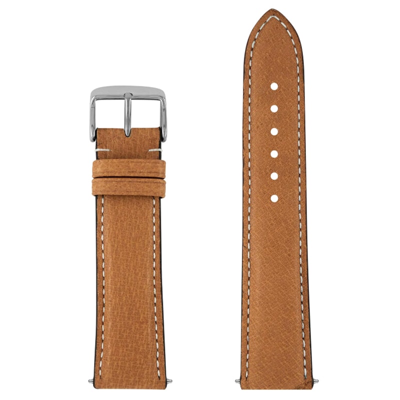 Iron Annie Leather Watch Strap - Light Brown 20 mm