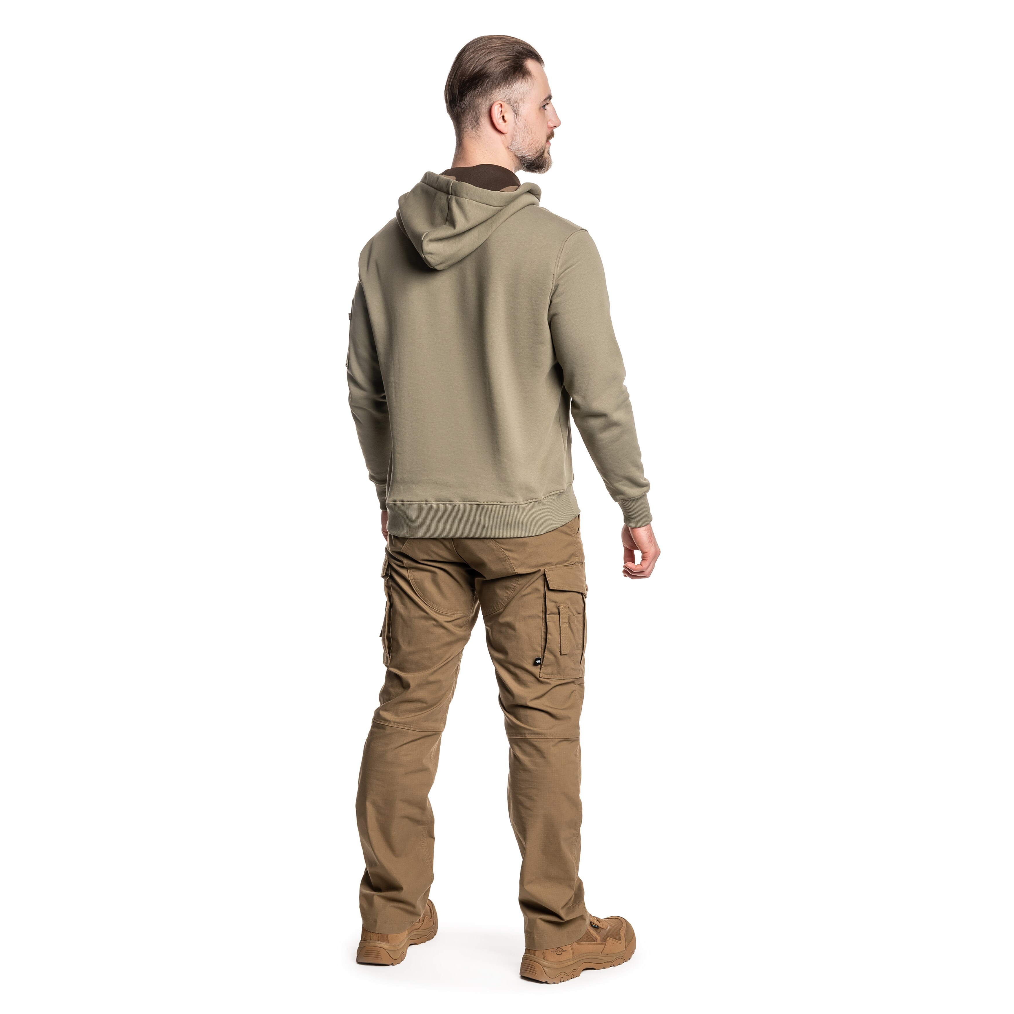 Alpha Industries Camo TPU Hoody Sweatshirt - Olive