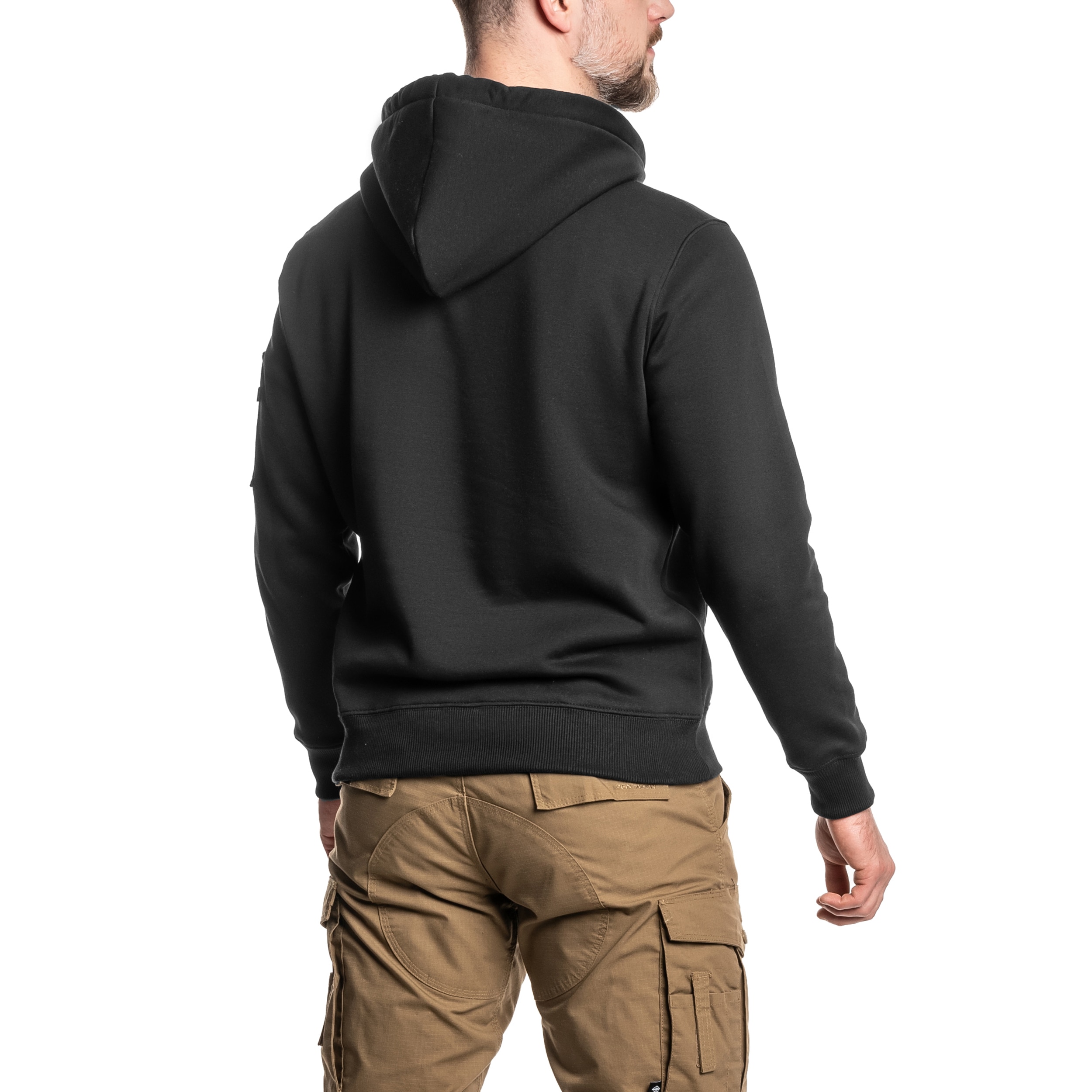 Alpha Industries Camo TPU Hoody Sweatshirt - Black