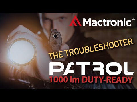 Mactronic Patrol LTD Rechargeable Torch - 1000 lumens