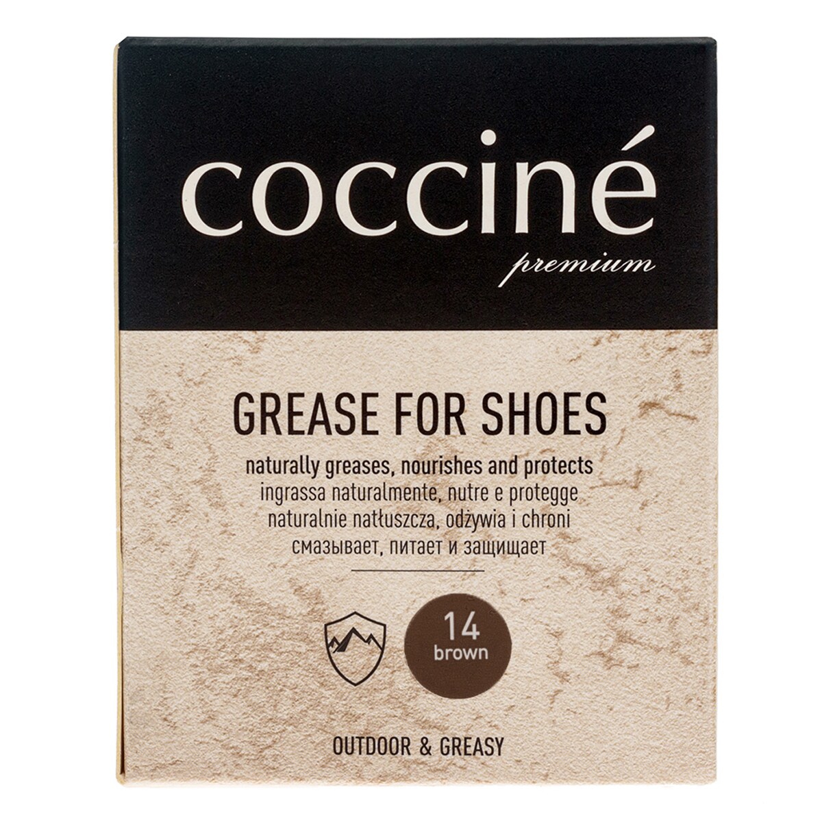 Coccine Grease for Shoes 50 ml - brown