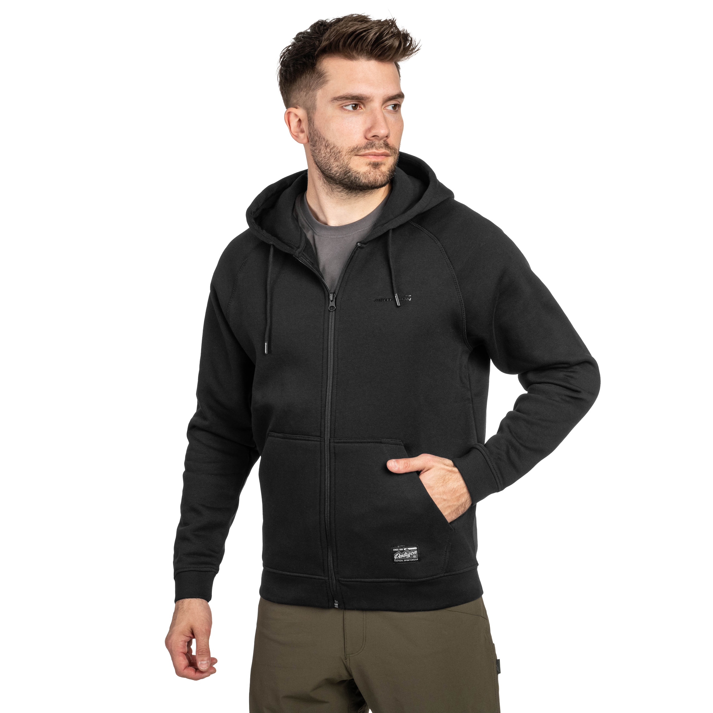 Pentagon Phaeton Zip Sweatshirt - Black