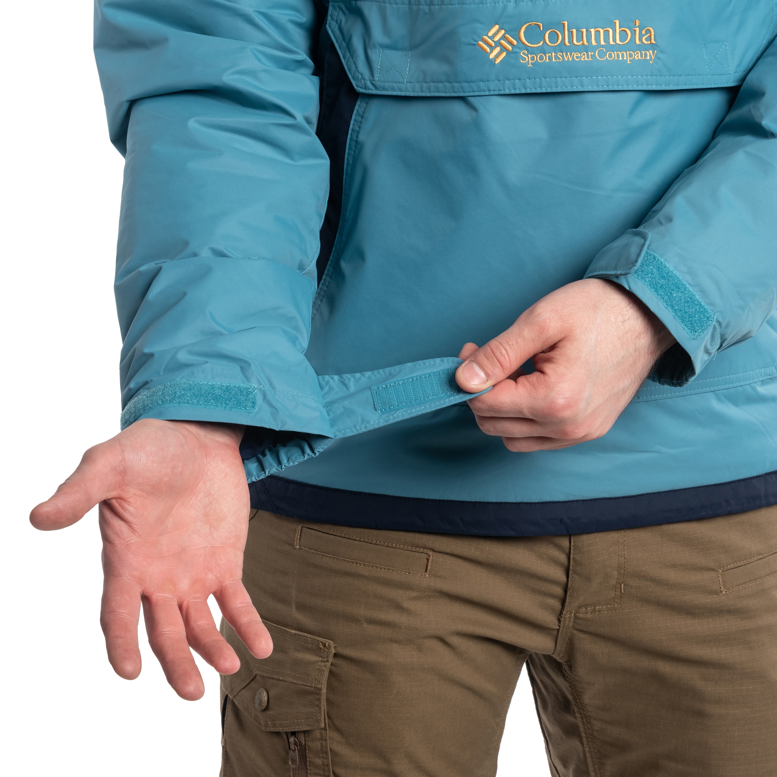 Columbia Challenger Pullover Anorak Jacket - Shasta/Collegiate Navy