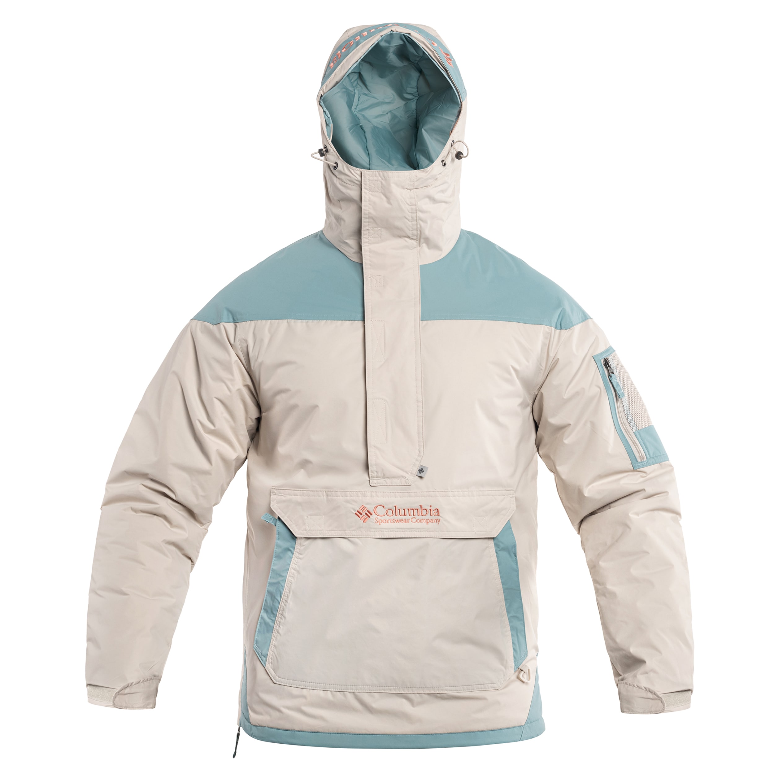 Columbia Challenger Pullover Anorak Jacket - Dark Stone/Stone Blue