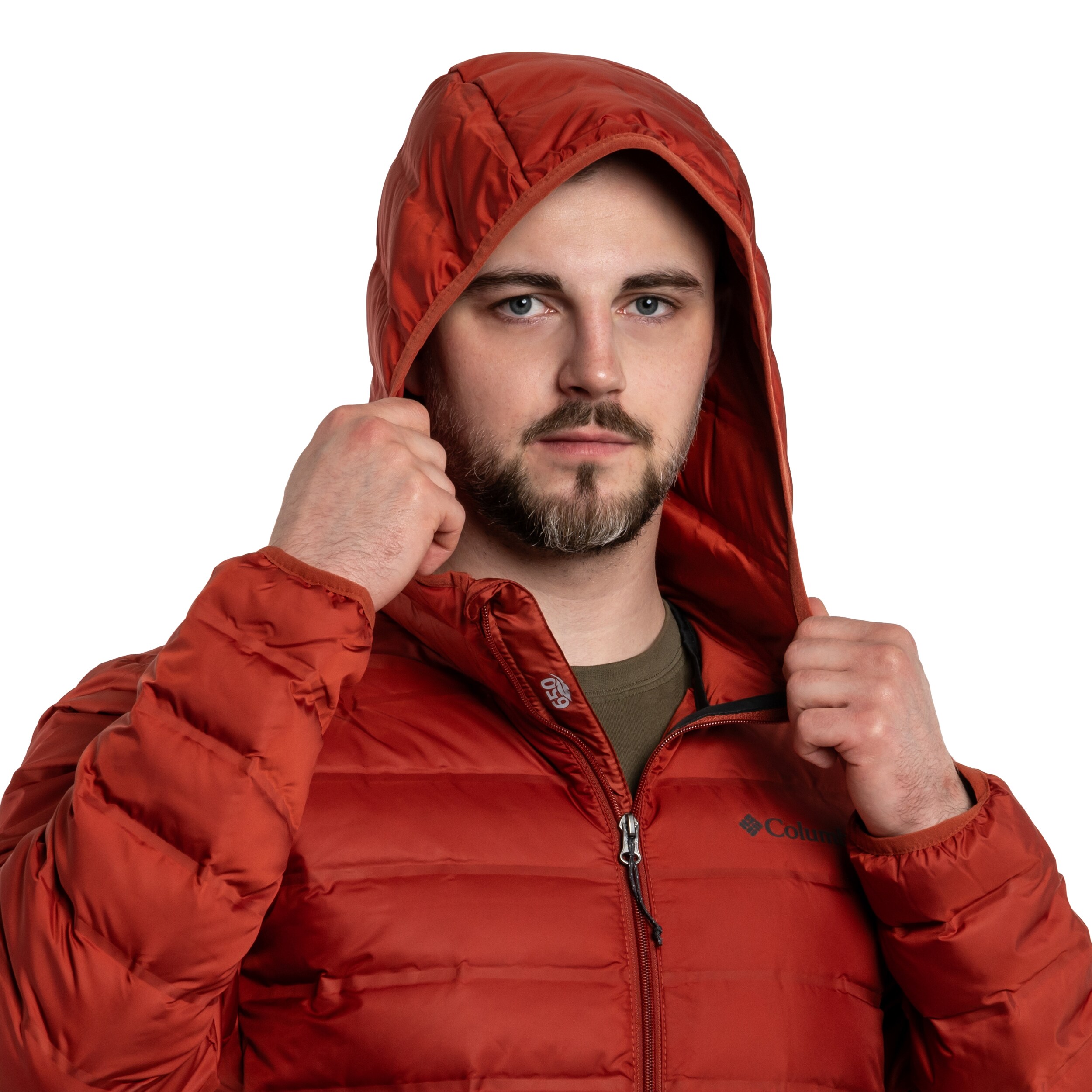 Columbia Lake 22 Down Hooded Jacket - Warp Red