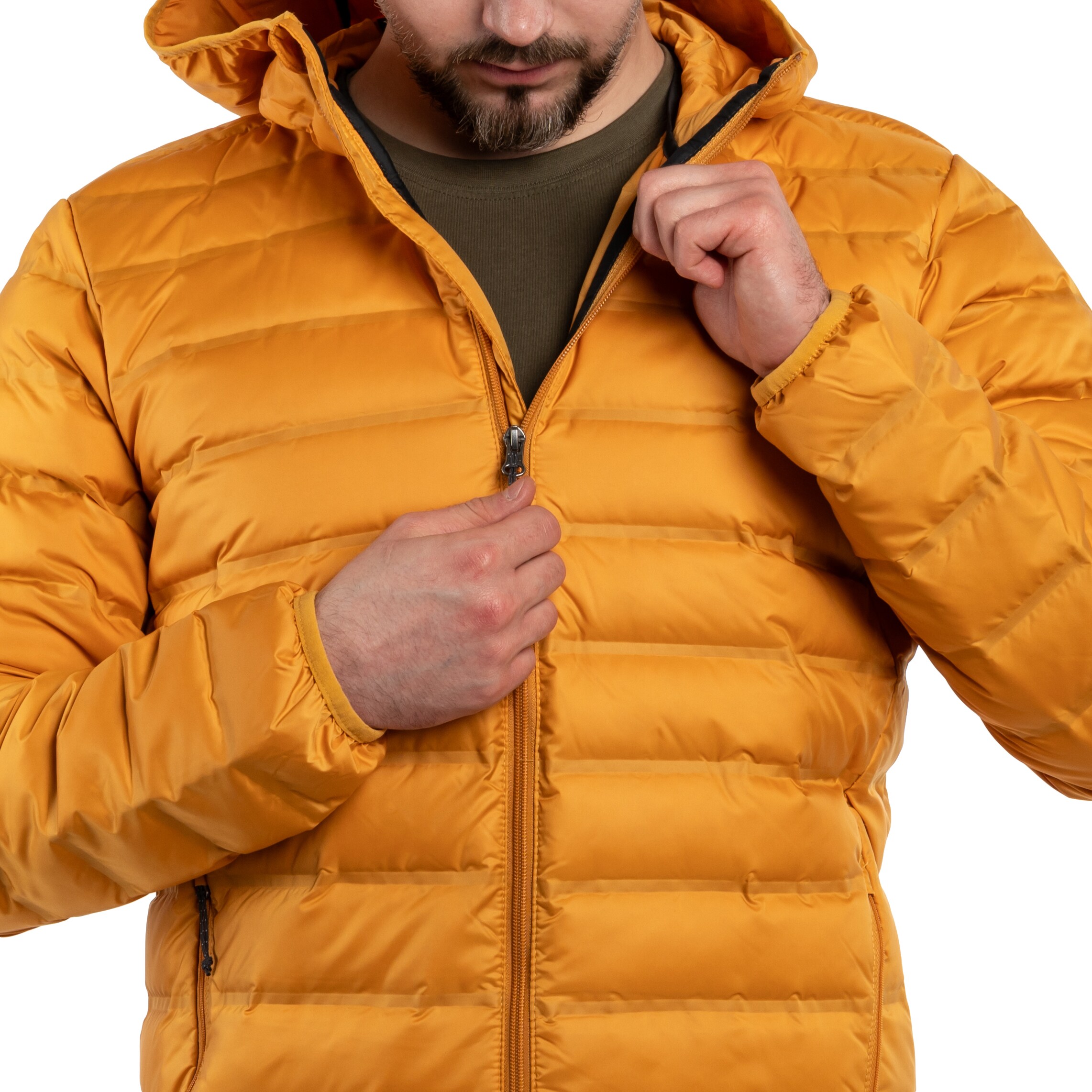 Columbia Lake 22 Down Hooded Jacket - Raw Honey