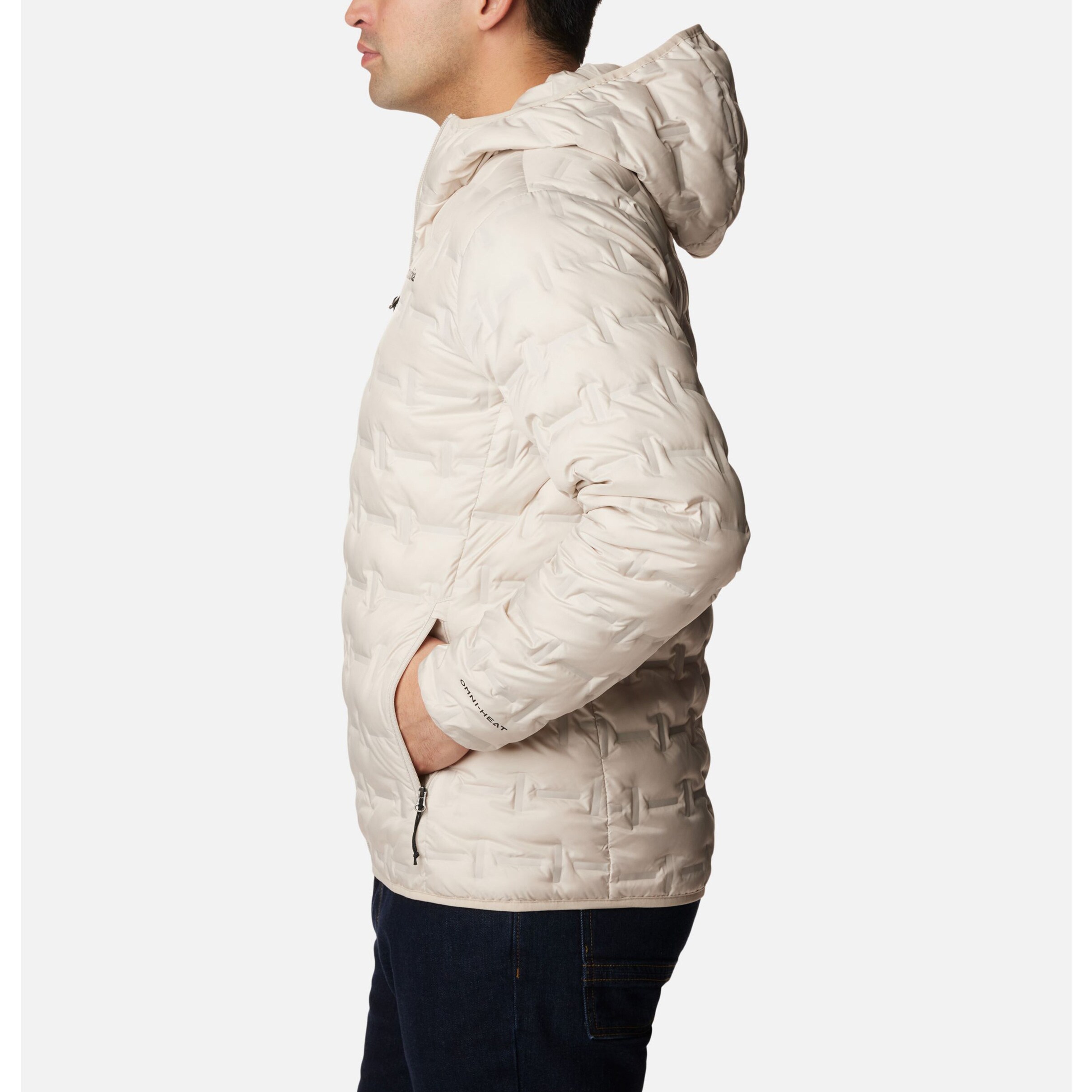 Columbia Delta Ridge Down Hooded Jacket - Dark Stone