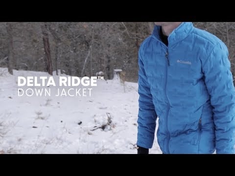 Columbia Delta Ridge Down Hooded Jacket - Stone Blue