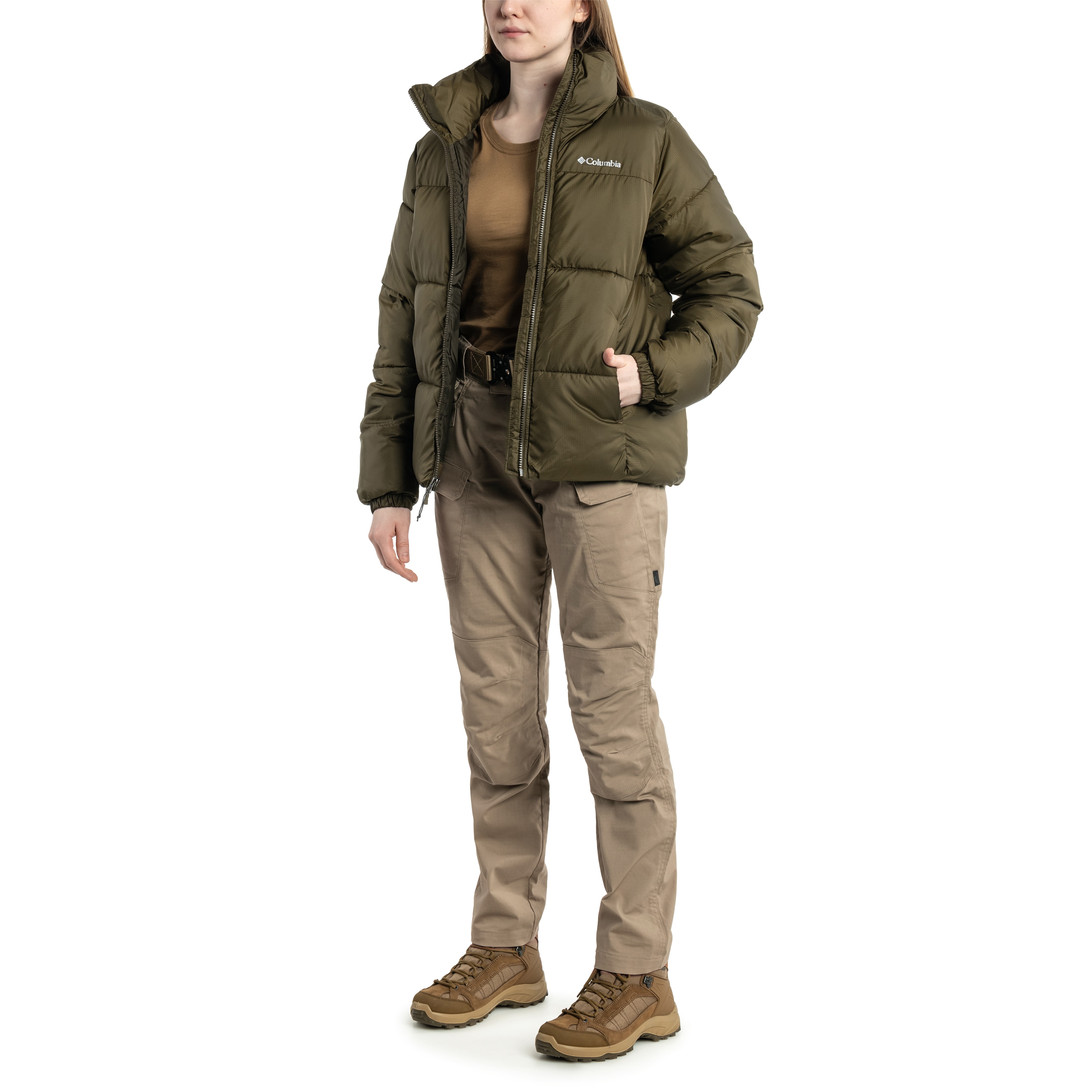 Columbia women's Puffect Jacket - Olive Green