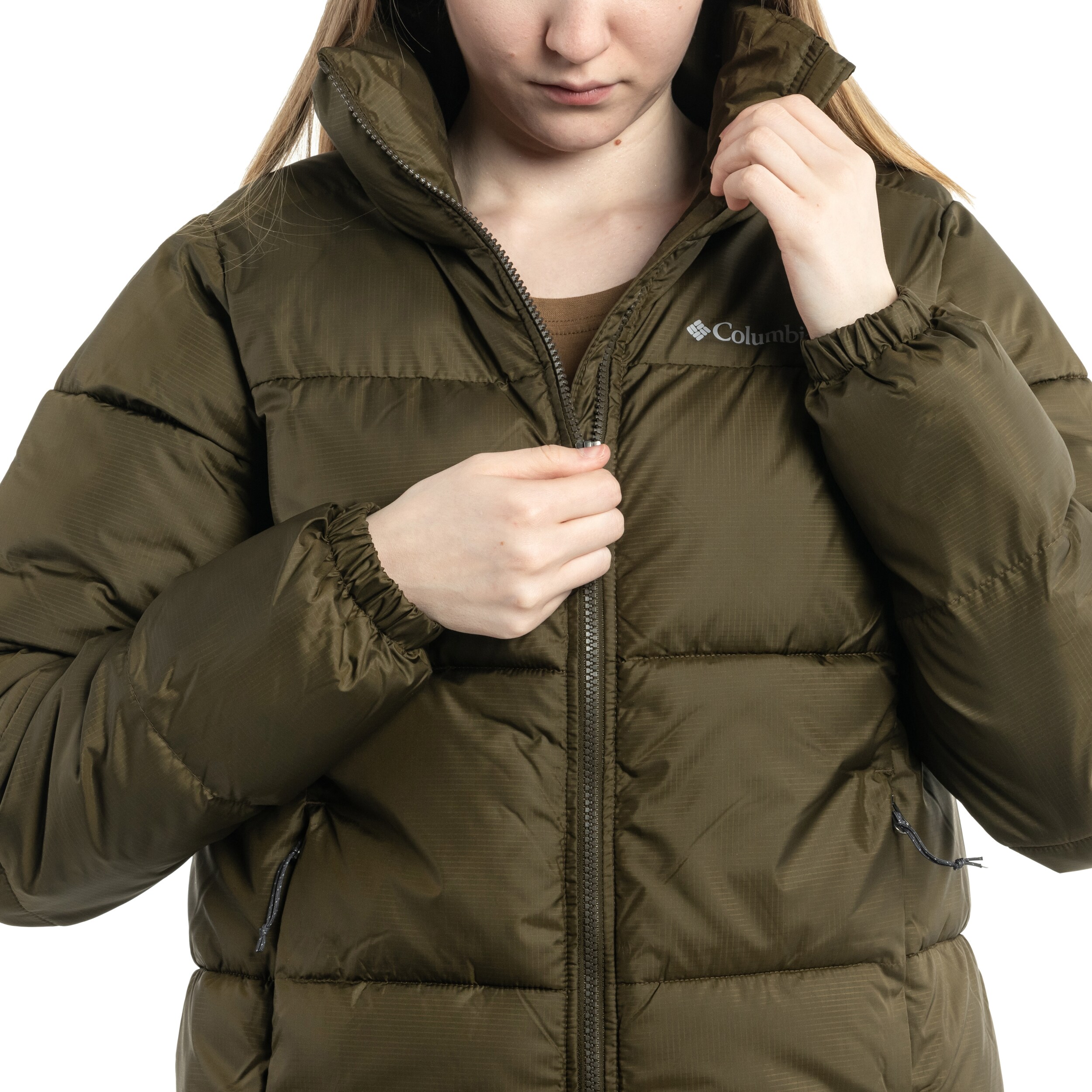 Columbia women's Puffect Jacket - Olive Green