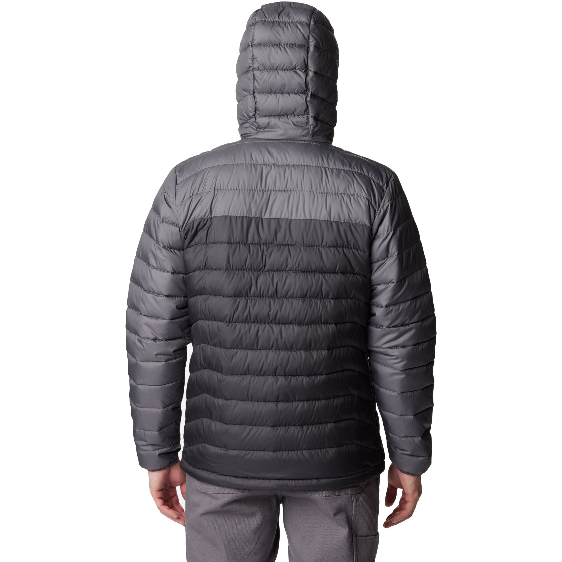 Columbia Powder Lite Hooded Jacket - Shark/City Gray