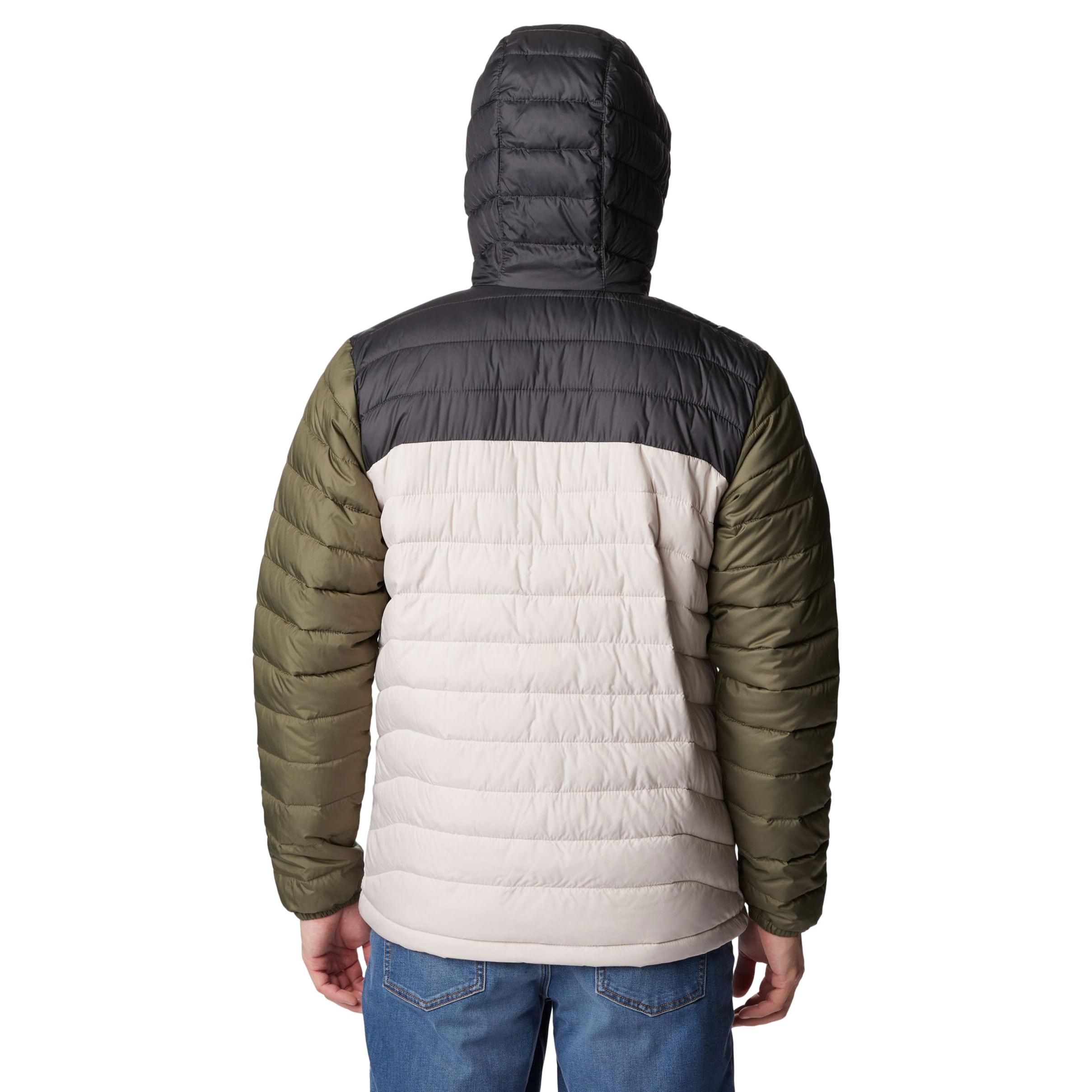 Columbia Powder Lite Hooded Jacket - Dark Stone/Shark