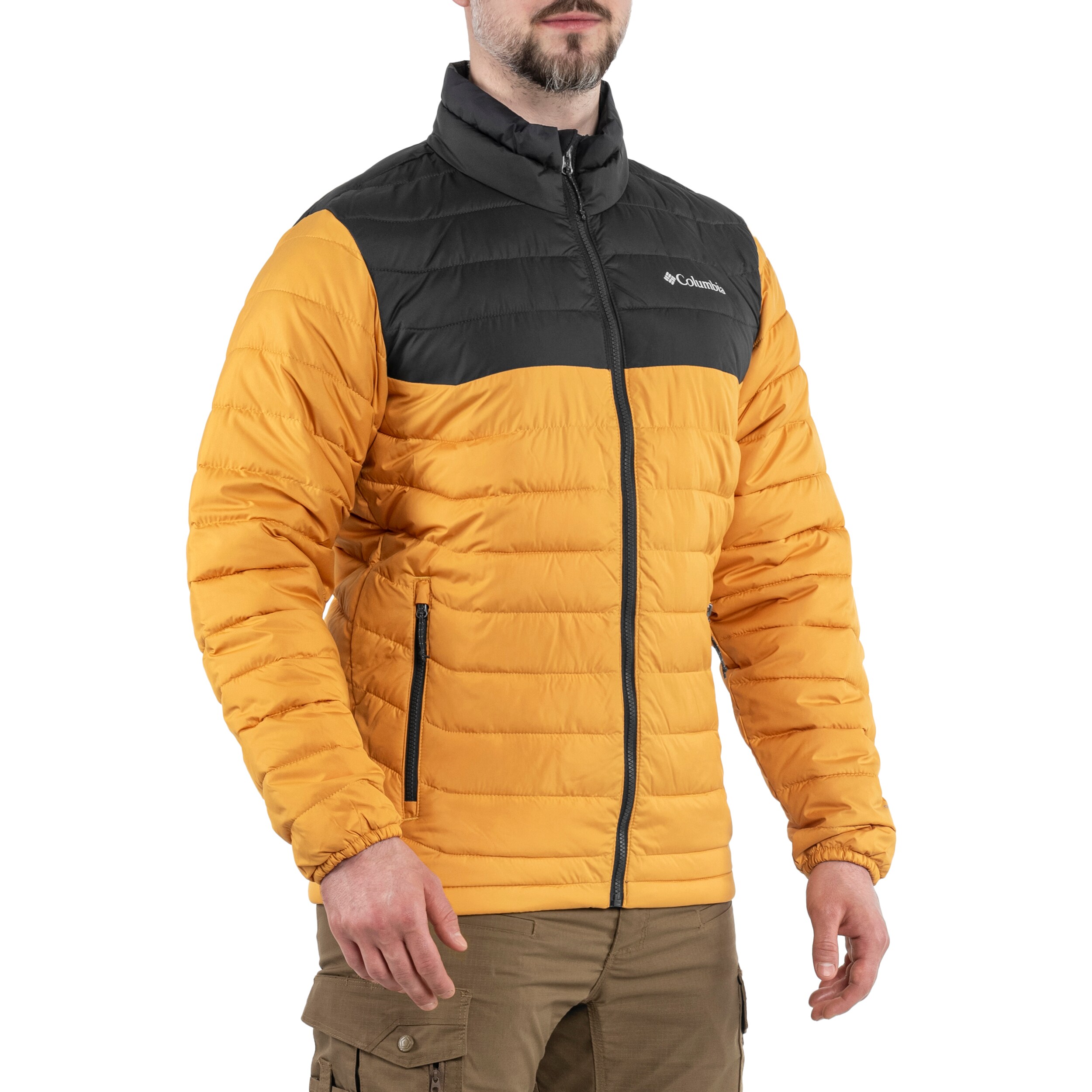 Columbia Powder Lite Jacket - Raw Honey / Shark