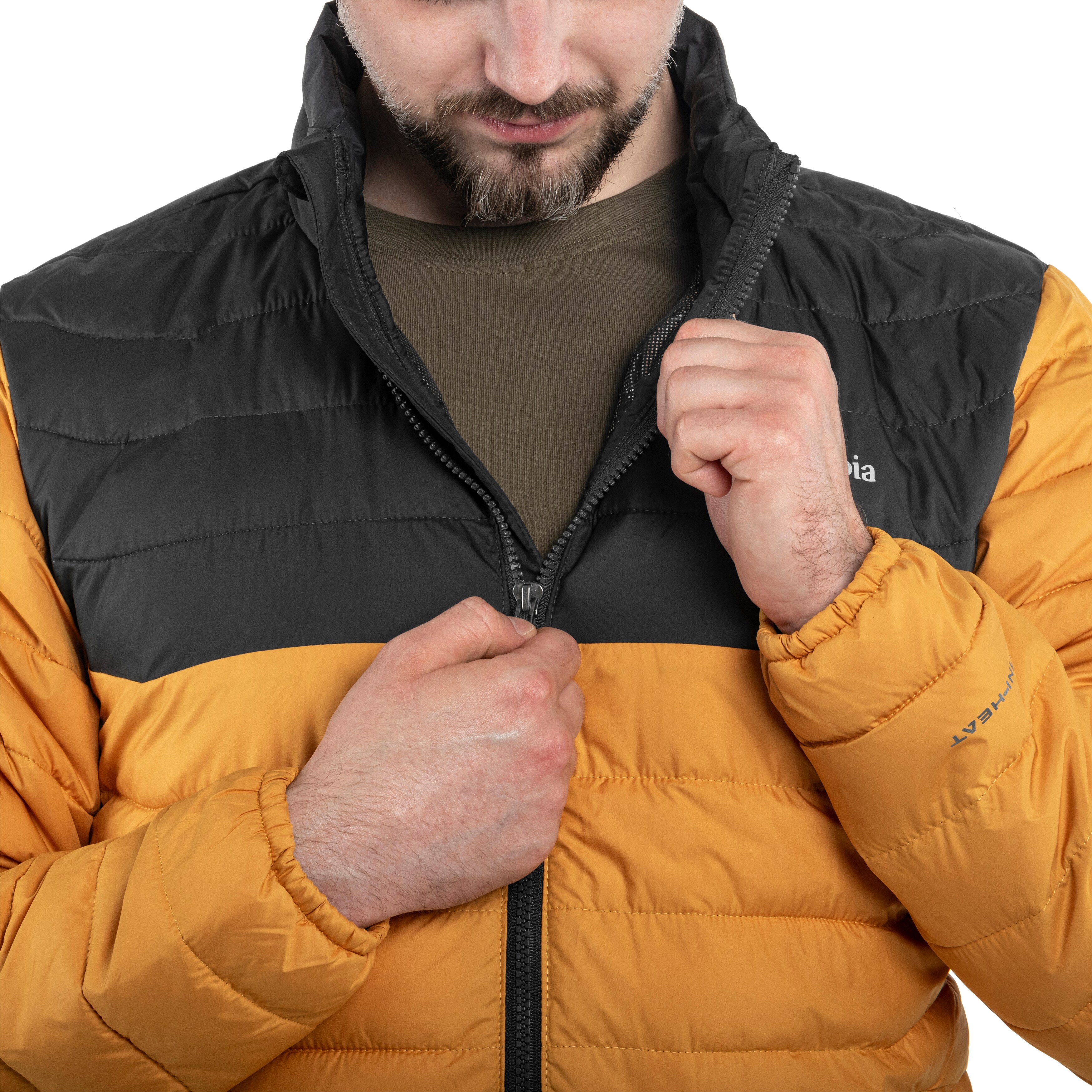Columbia Powder Lite Jacket - Raw Honey / Shark
