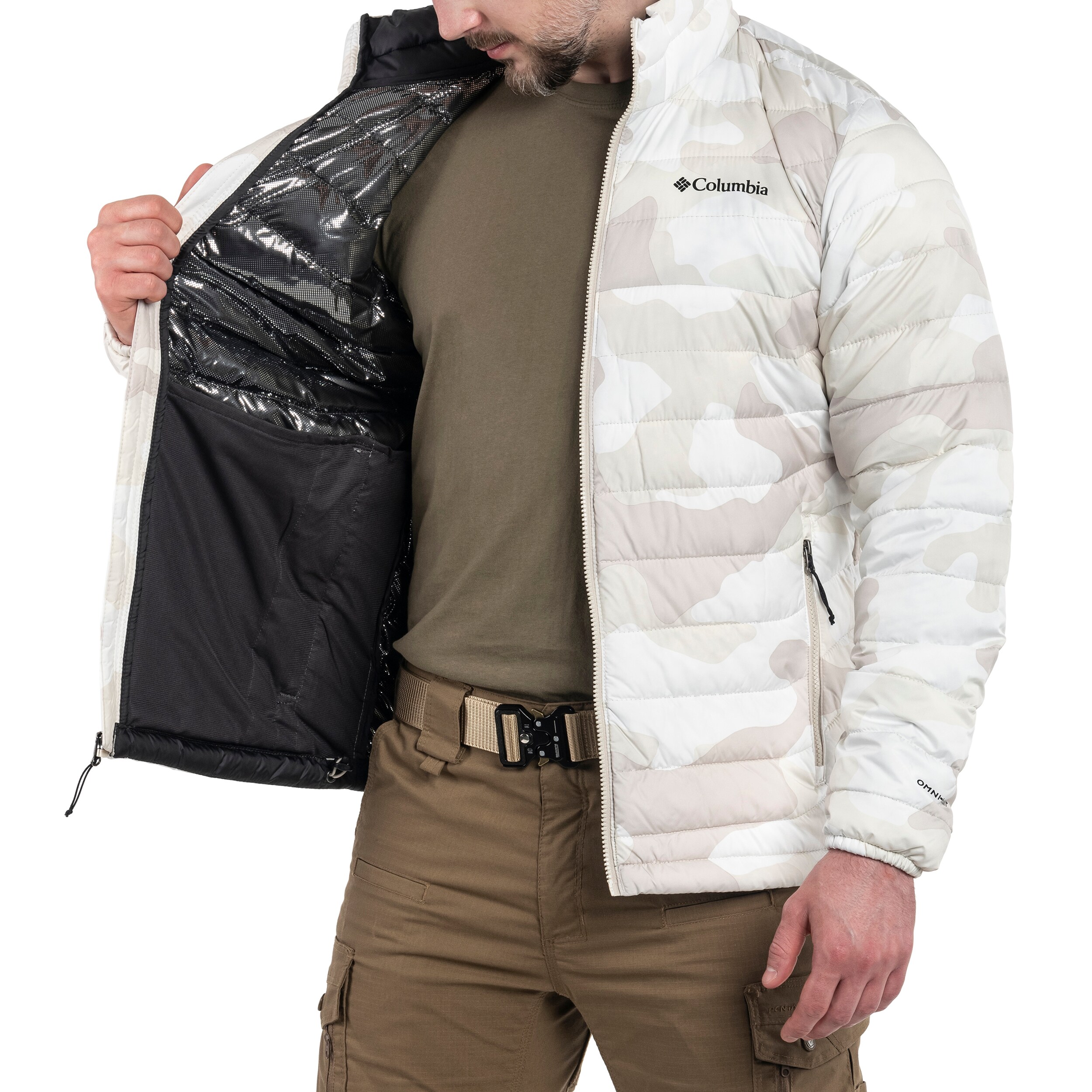 Columbia Powder Lite Jacket - Dark Stone Mod Camo