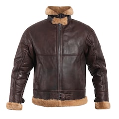 Mil-Tec US B46 Sheepskin Jacket - Brown