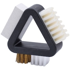 Coccine triangular brush for cleaning suede and nubuck
