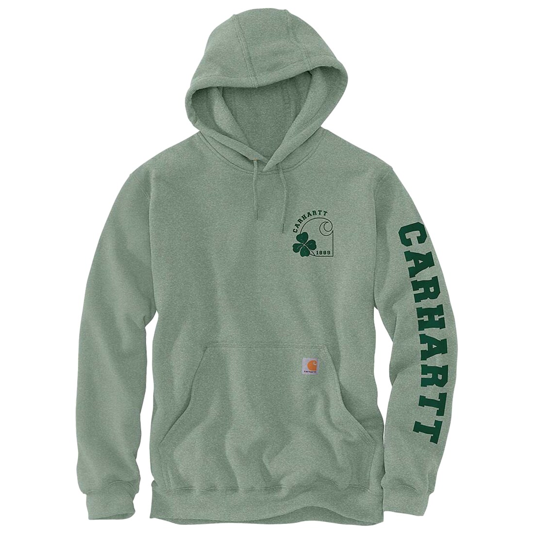 Carhartt Midweight Shamrock Graphic Hoodie - Jade Heather