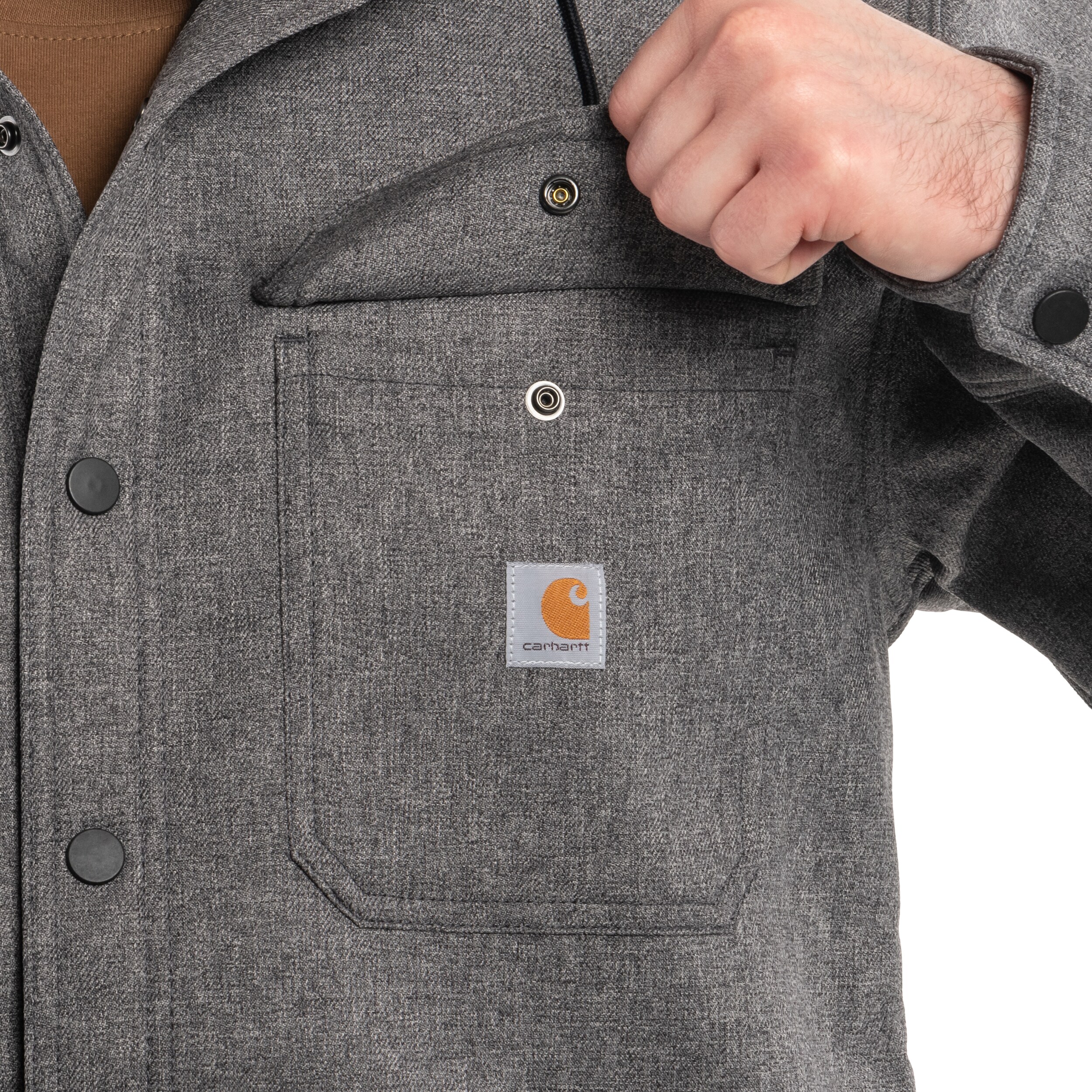 Carhartt Rain Defender Heavyweight Jacket - Black Heather