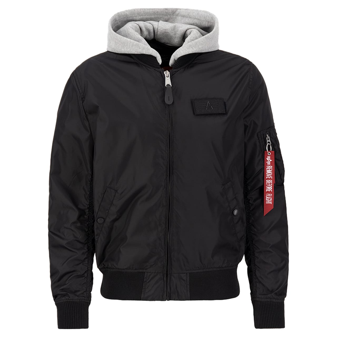 Alpha Industries MA-1 TT Hood Jacket - Black