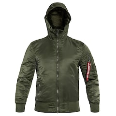 Alpha Industries MA-1 Hooded Jacket - Sage Green