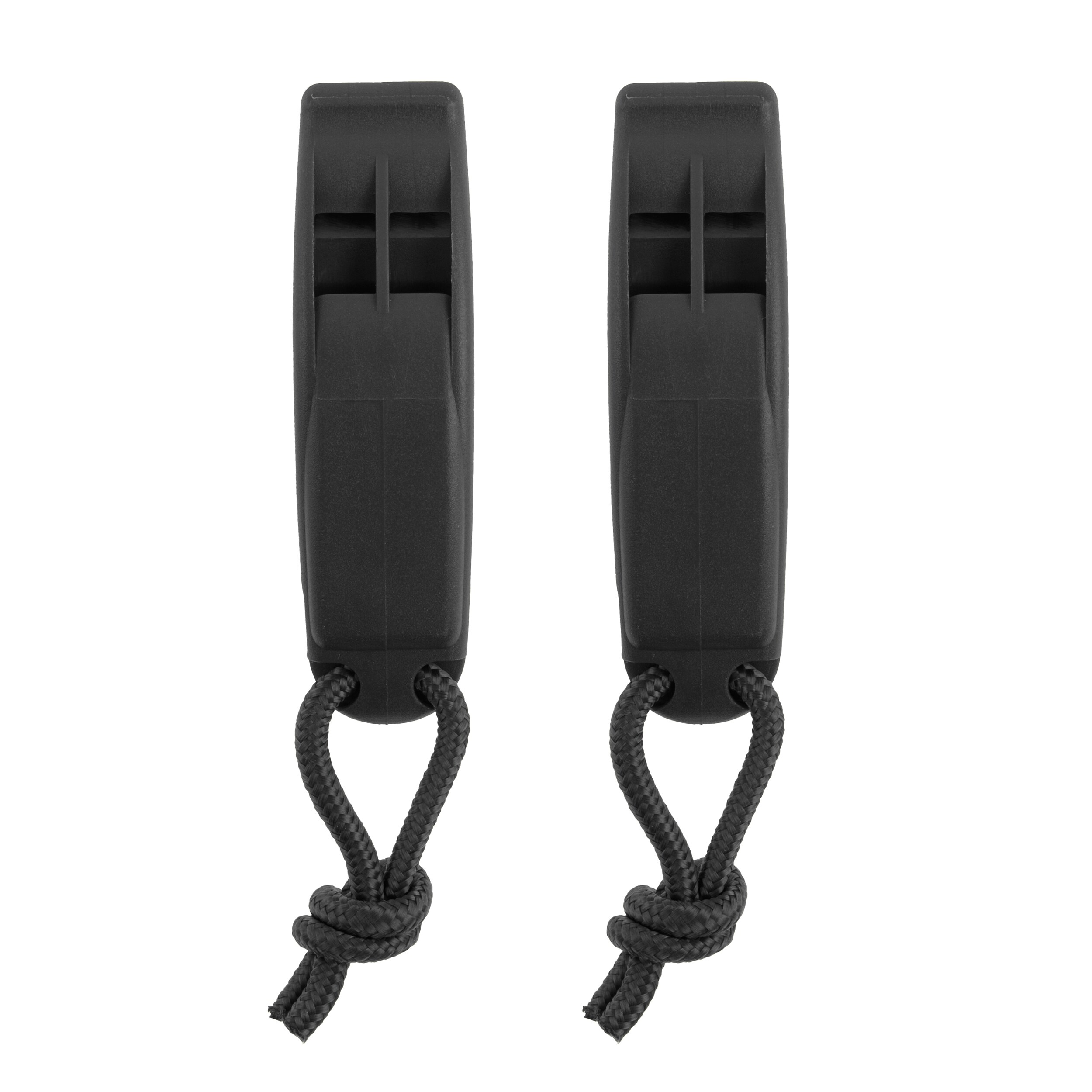 Mil-Tec Signaling Whistle - Black - 2 pcs.