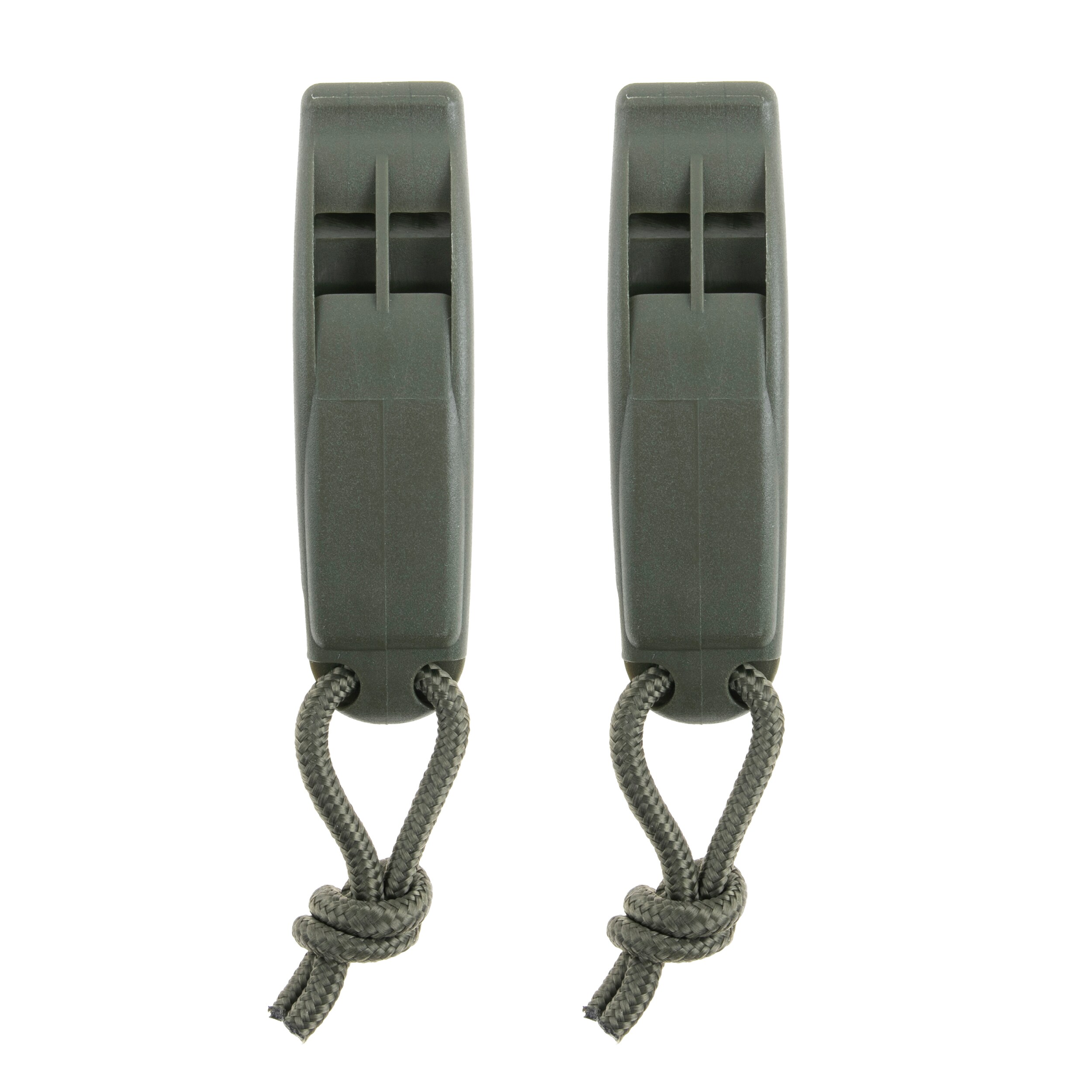 Mil-Tec Signaling Whistle Tactical MOLLE Olive - 2 pcs.