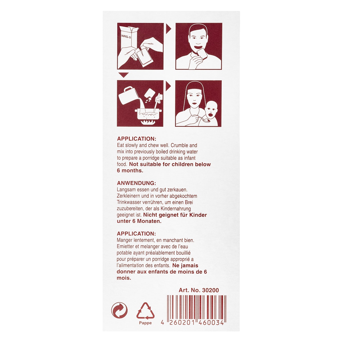 Katadyn NRG-5 Emergency Food Ration