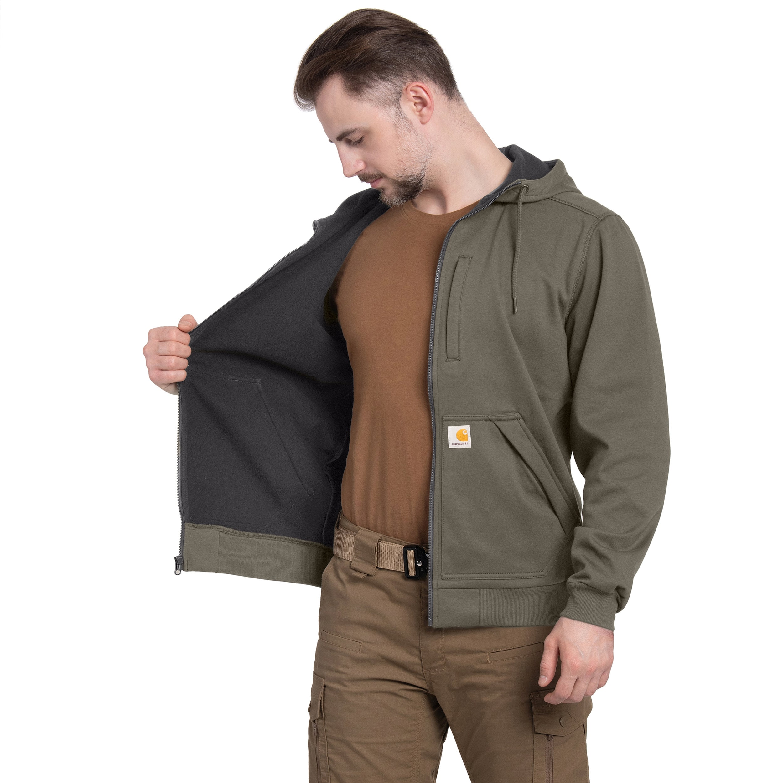 Carhartt Wind Fighter Sweatshirt Peat Buy Online MILITARY.EU Shop