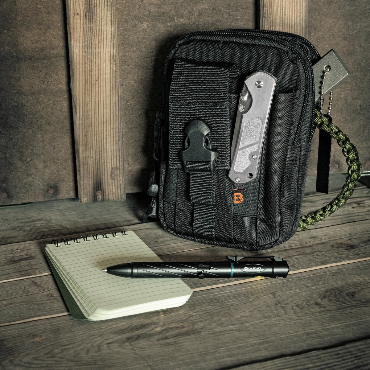 Badger Outdoor Tactical Admin Pouch - Czarny