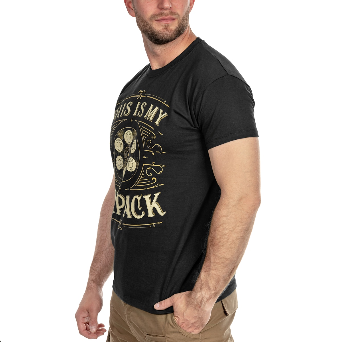 War Hog Six Pack T-shirt Black