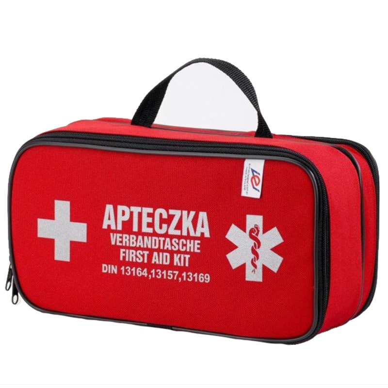 IEI Car First Aid Kit with equipment - Red