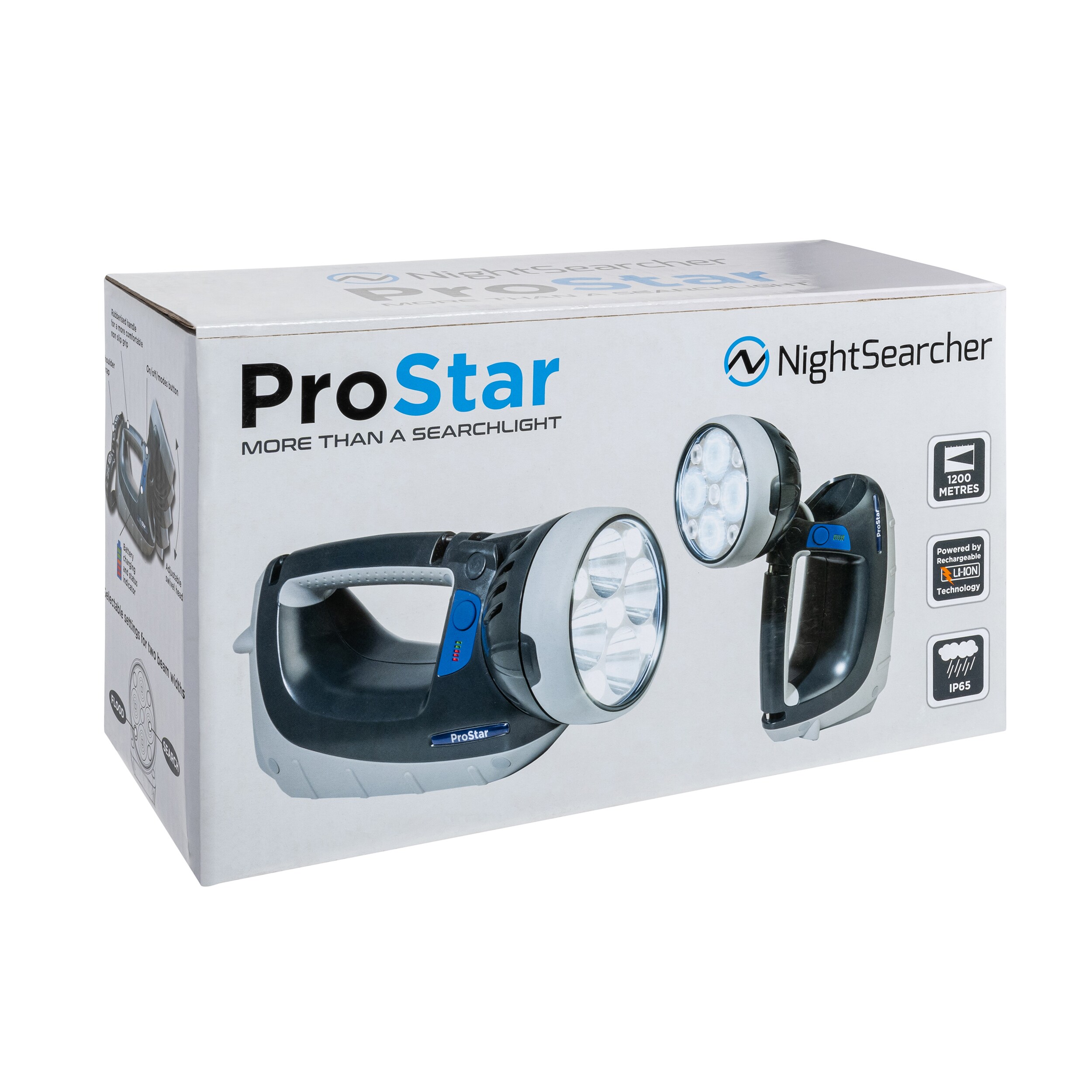 NightSearcher ProStar Flashlight - 10000 lumens