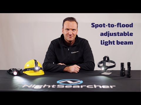 NightSearcher Zoom 1000R Torch - 1000 lumens