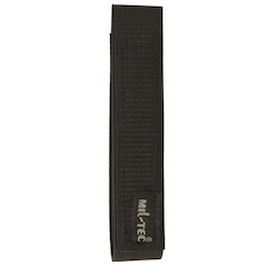 Mil-Tec elastic bands with velcro for legs 2 pcs. - Black