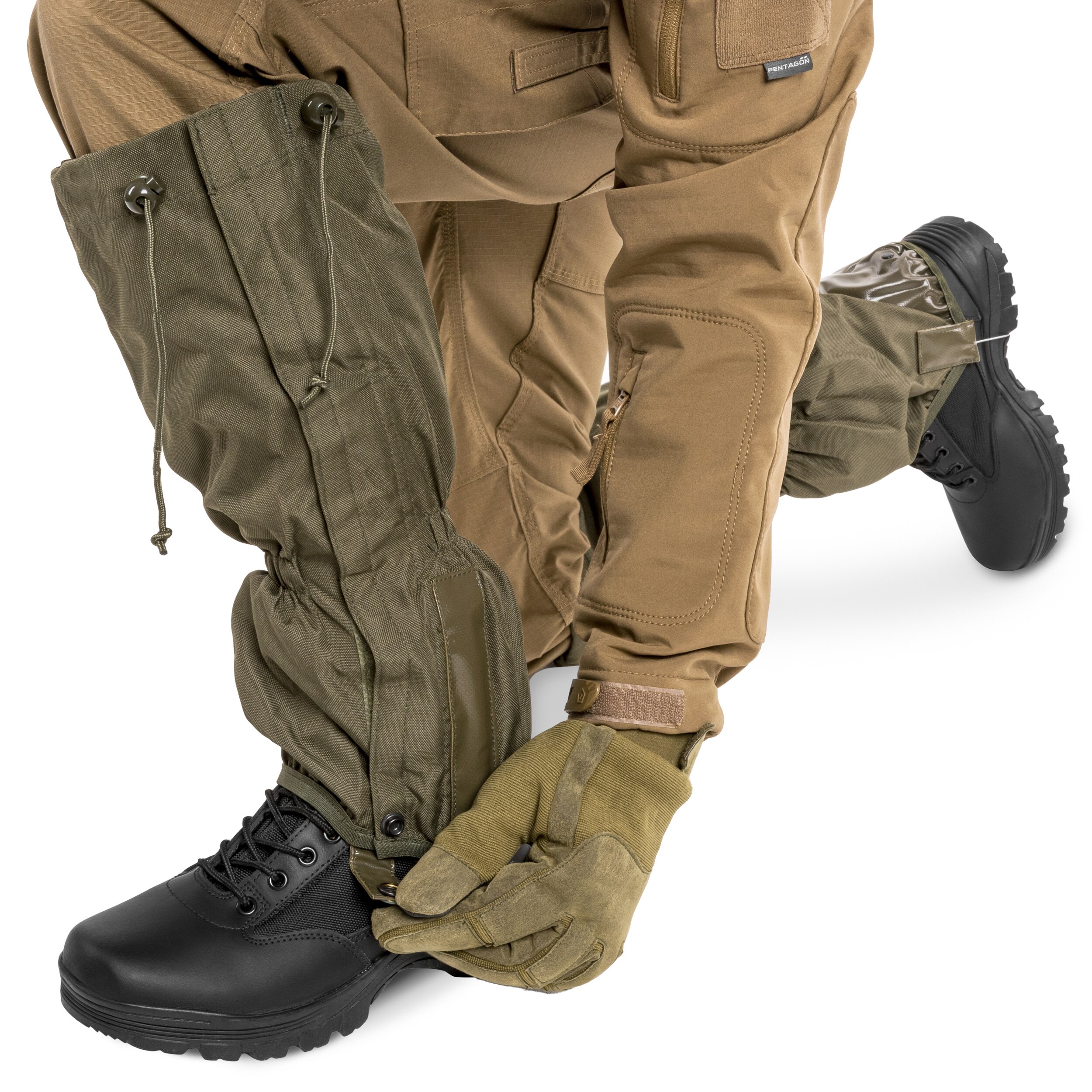 Mil-Tec Pro Military Gaiters - Olive