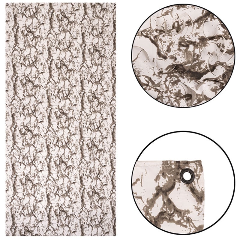 Mil-Tec Laser Cut 1,5 x 3 m Camouflage Net - Snow Camo