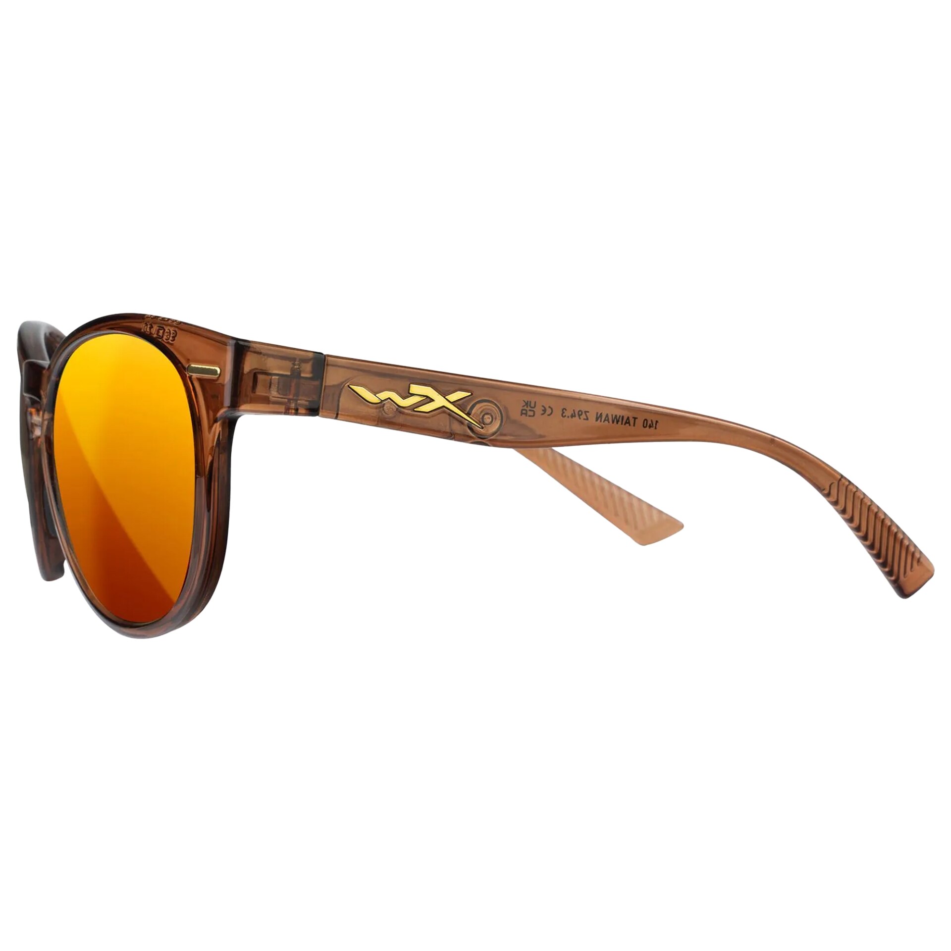 Wiley X Covert Women's Glasses - Captivate Polarized Bronze Mirror/ Crystal Rootbeer