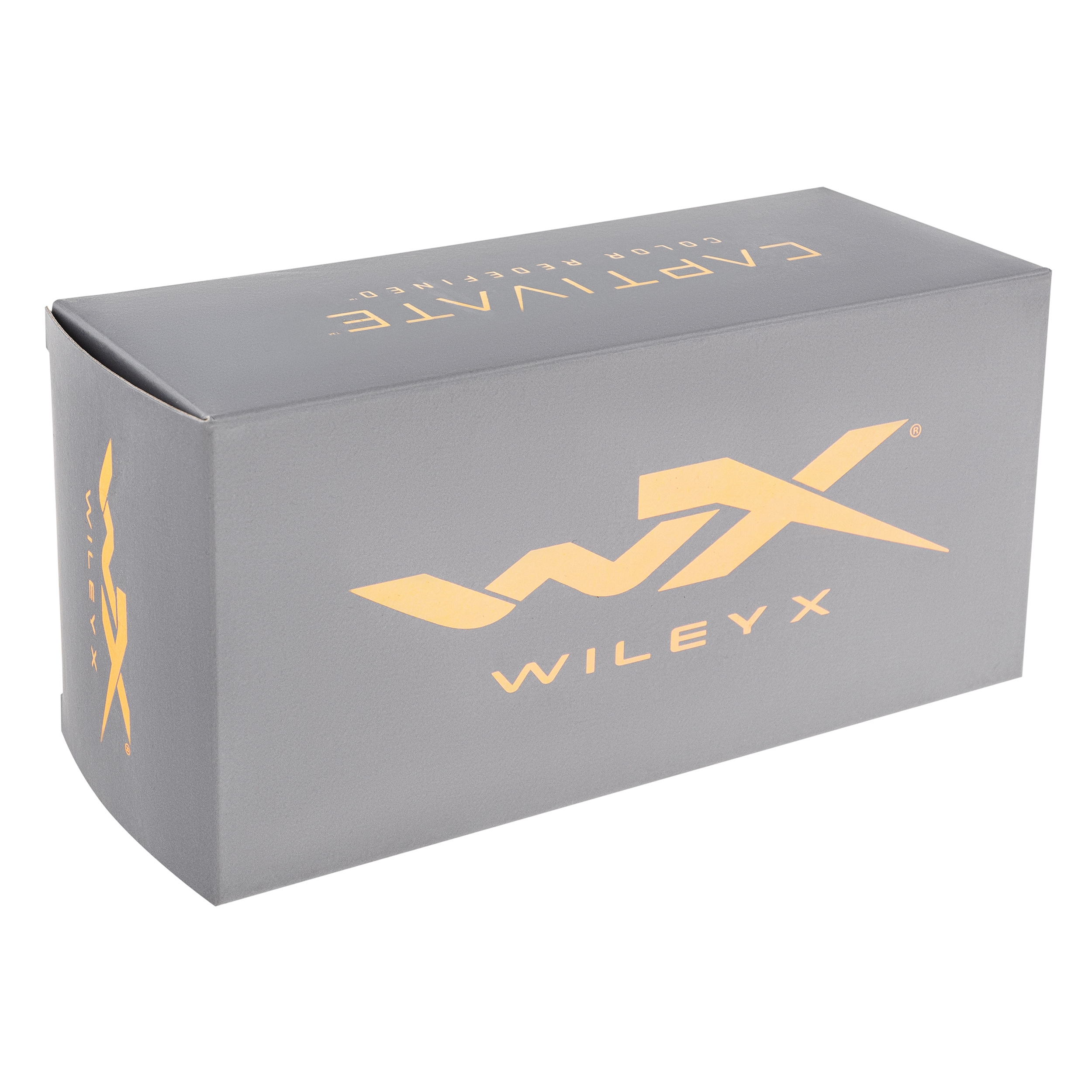 Wiley X Ovation Captivate Glasses - Polarized Blue Mirror/Matte Slate