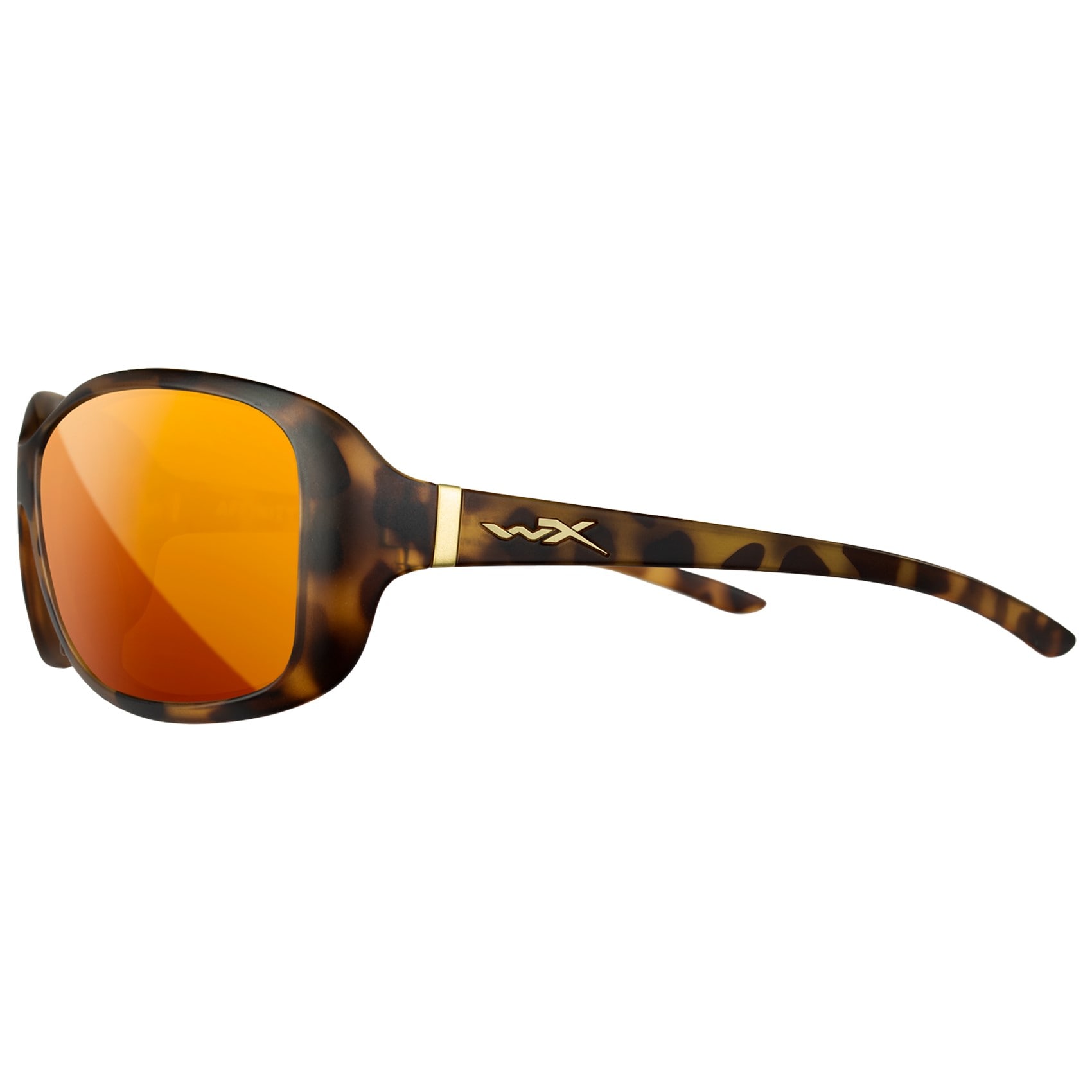 Wiley X Affinity Women's Eyewear - Captivate Polarized Bronze Mirror/Mate Demi Brown