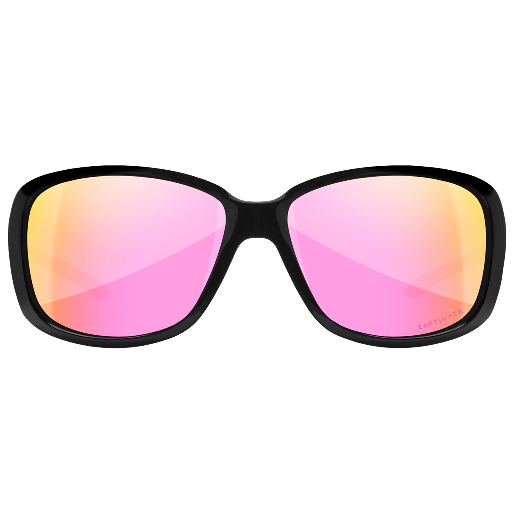 Wiley X Affinity Women's eyewear - Captivate Polarized Rose Gold Mirror/Gloss Black