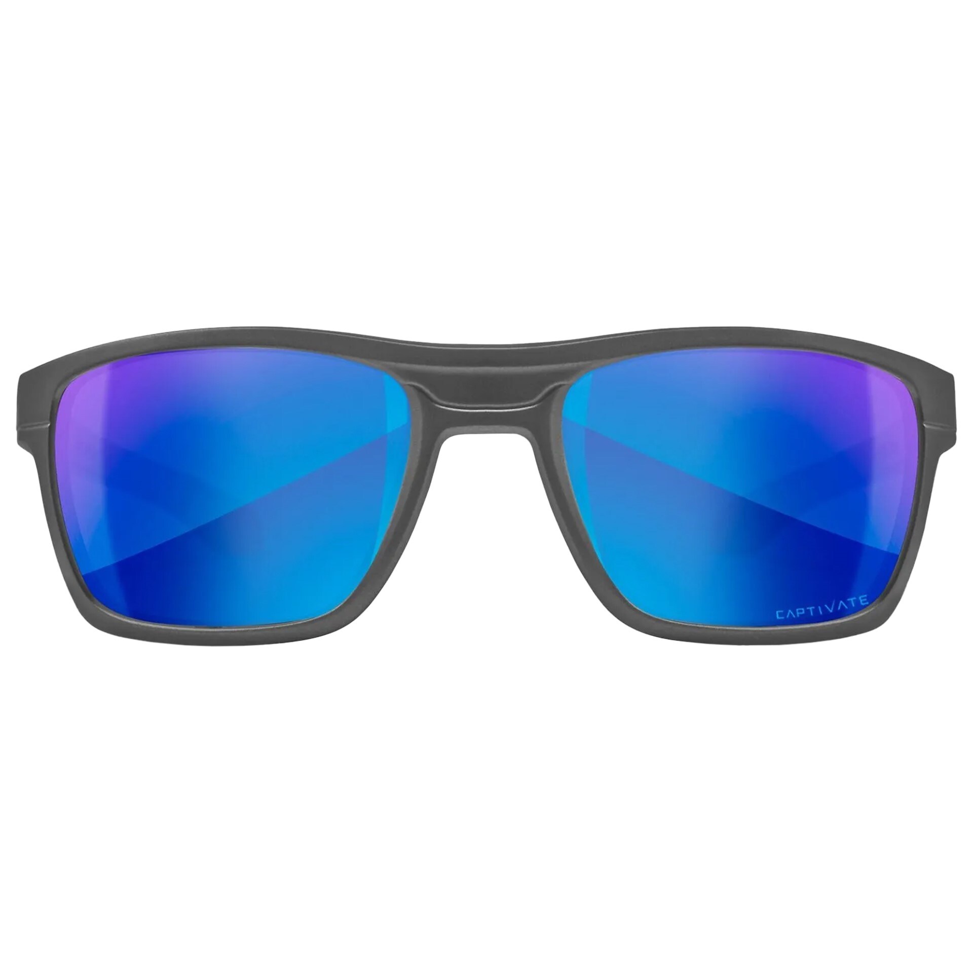 Wiley X Kingpin glasses - Captivate Polarized Blue Mirror/Matte Graphite