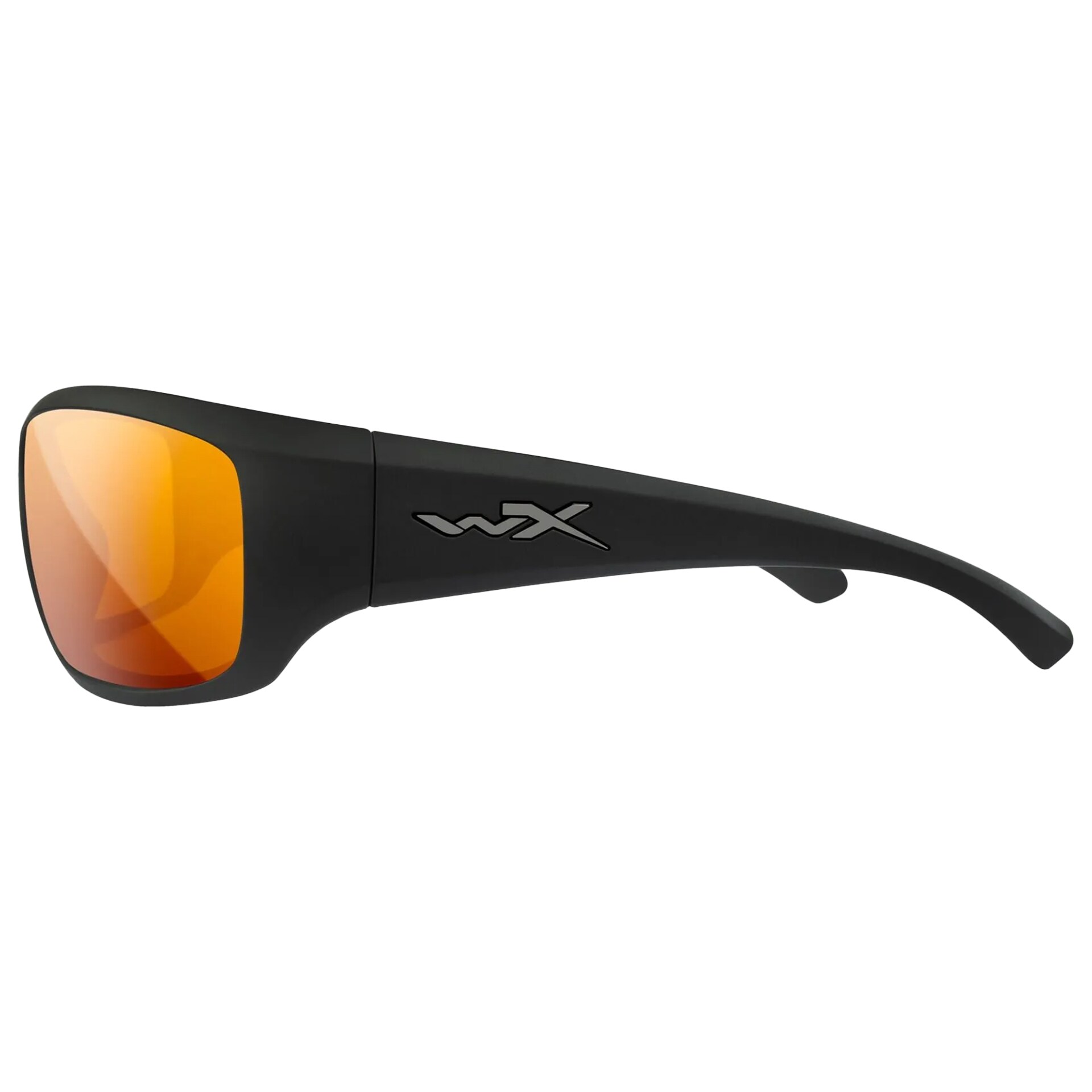 Wiley X Omega Tactical Glasses - Captivate Polarized Bronze Mirror/Matte Black