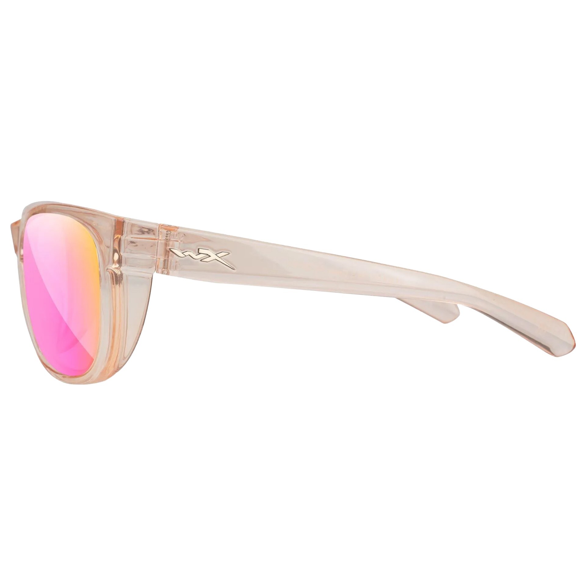 Wiley X Weekender women's glasses - Captivate Polarized Rose Gold Mirror/Crystal Blush