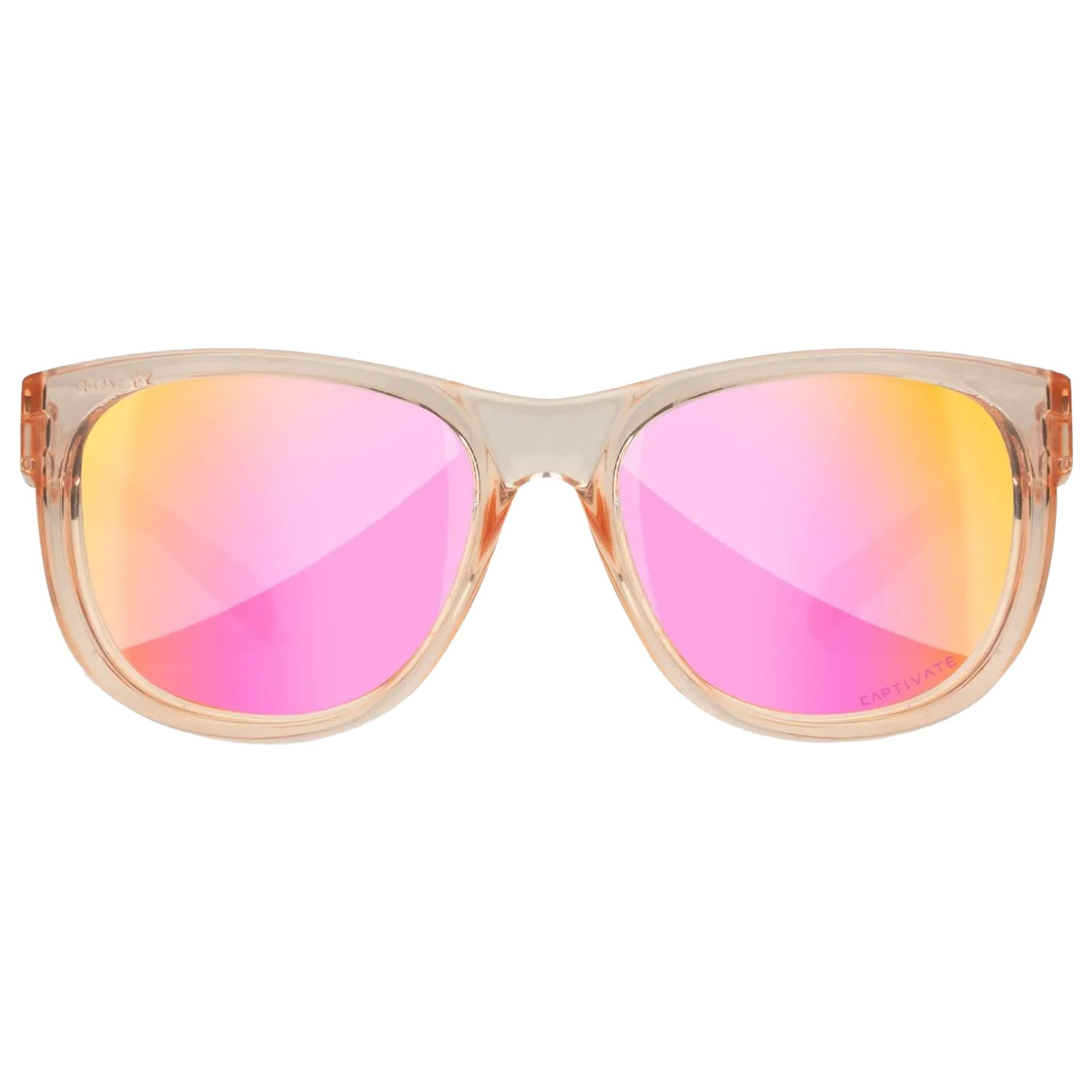 Wiley X Weekender women's glasses - Captivate Polarized Rose Gold Mirror/Crystal Blush