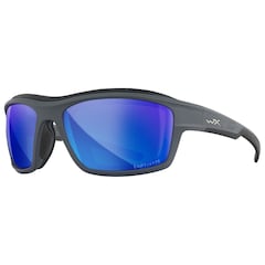 Wiley X Ozone Captivate Polarized Tactical Glasses - Blue Mirror/Matte Grey
